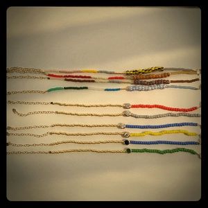 Handmade Glass Bead Bracelet